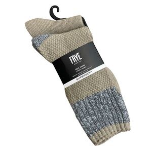 Frye SuperSoft Boot Socks Brown & Gray 2 Pair